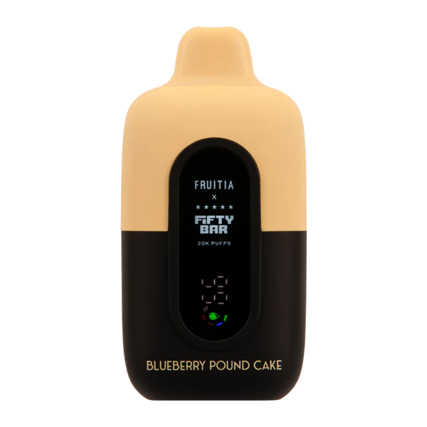 Blueberry Pound Cake Fruitia x Fifty Bar 20K - Black Coral